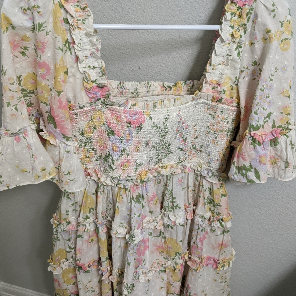 Needle & Thread Sunrise Bloom Mini Dress - Picture 5 of 6
